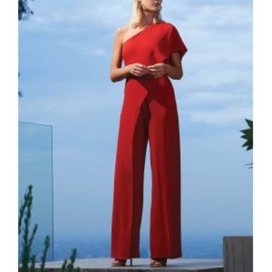 NWOT Antonio Melani Nora Jumpsuit Red 6 NEW